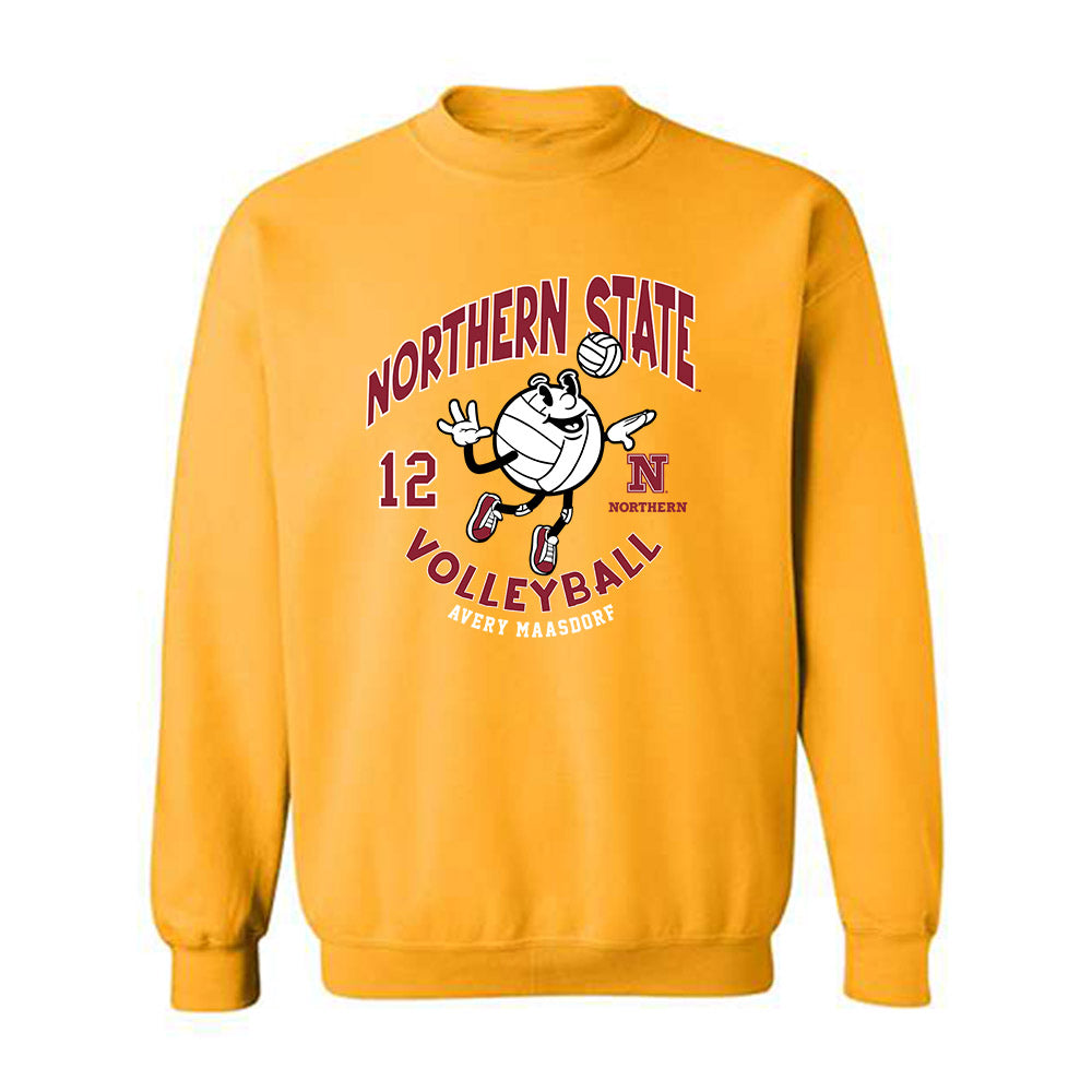 NSU - NCAA Women's Volleyball : Avery Maasdorf - Fashion Shersey Crewneck Sweatshirt-0