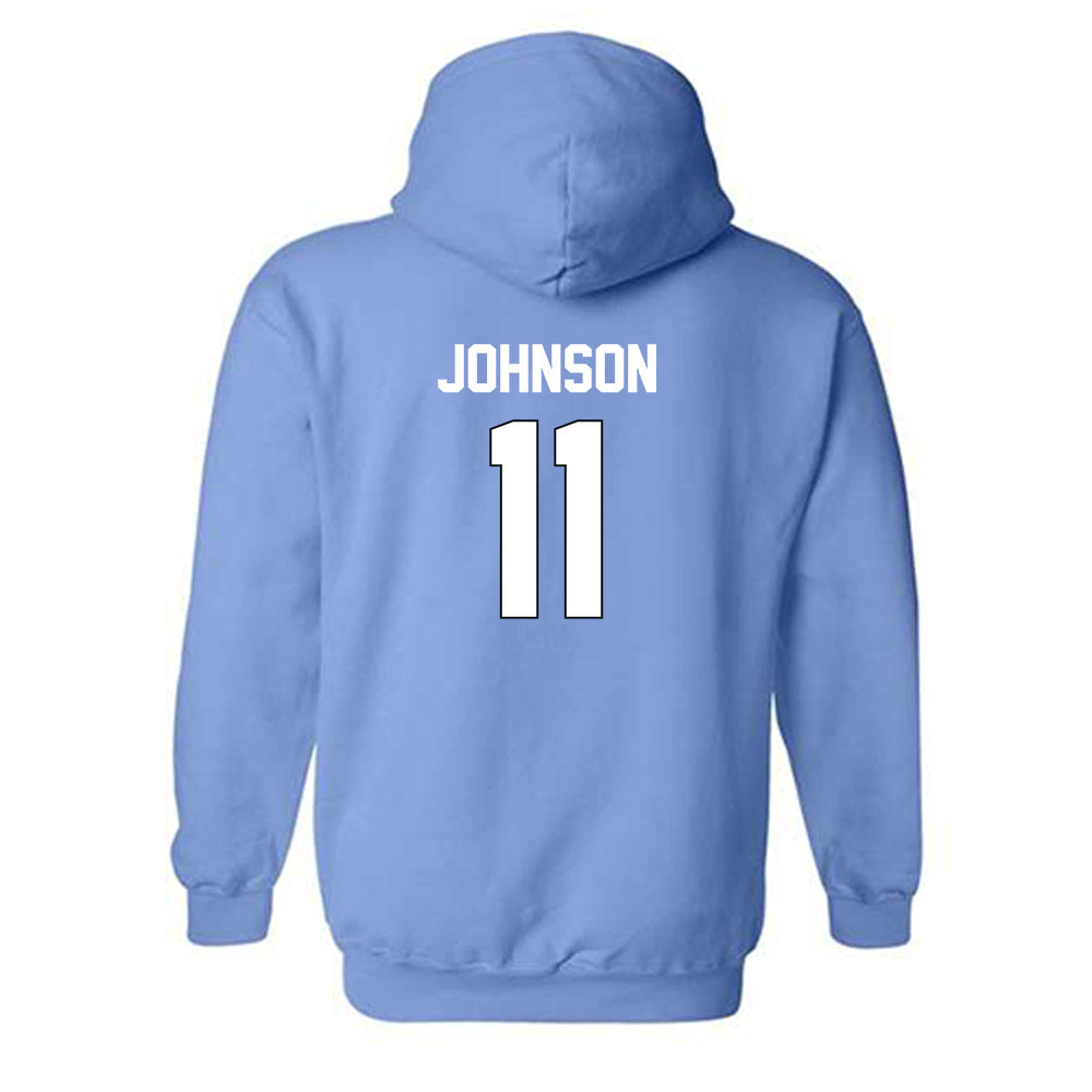 Old Dominion - NCAA Football : TJ Johnson - Replica Shersey Hooded Sweatshirt-1