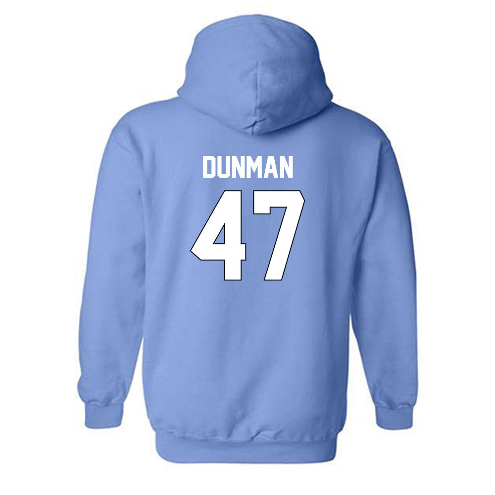 Old Dominion - NCAA Football : Ashten Dunman - Replica Shersey Hooded Sweatshirt-1