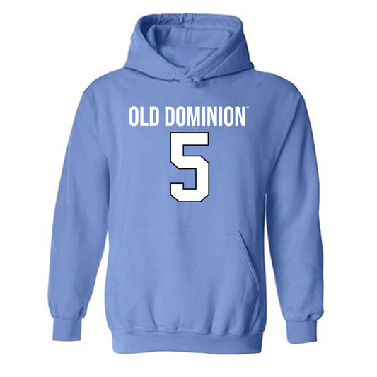 Old Dominion - NCAA Football : brandon crutchfield - Replica Shersey Hooded Sweatshirt-0