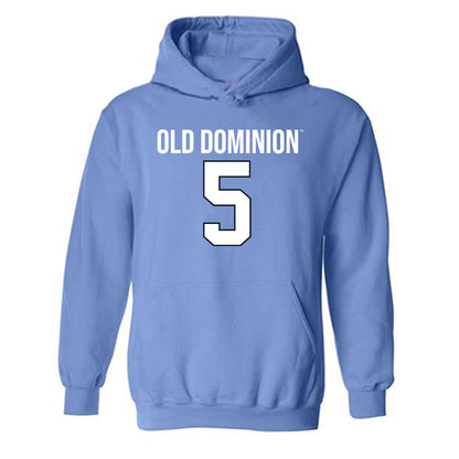 Old Dominion - NCAA Football : brandon crutchfield - Replica Shersey Hooded Sweatshirt-0