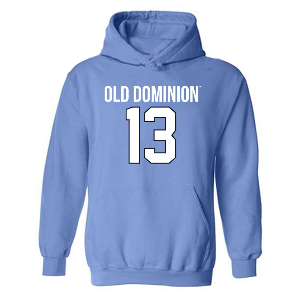 Old Dominion - NCAA Football : Lonnie Johnson - Replica Shersey Hooded Sweatshirt-0