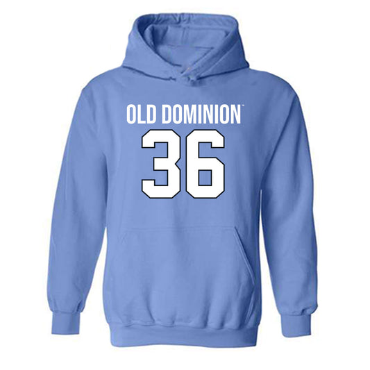 Old Dominion - NCAA Football : Javen Gibson - Replica Shersey Hooded Sweatshirt-0