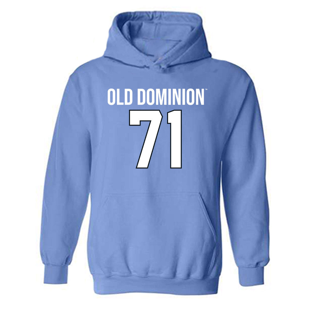 Old Dominion - NCAA Football : Jack Sheehan - Replica Shersey Hooded Sweatshirt-0