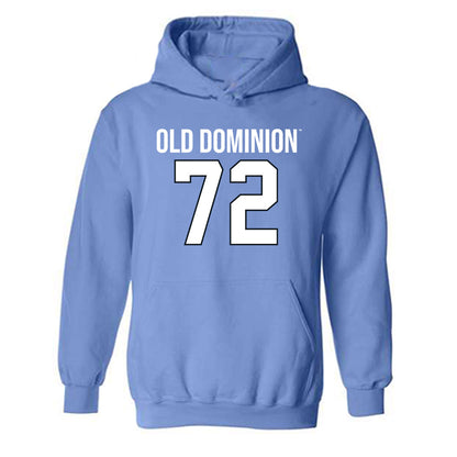 Old Dominion - NCAA Football : Kendrick Hall - Replica Shersey Hooded Sweatshirt-0
