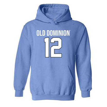 Old Dominion - NCAA Football : Asher Horn - Replica Shersey Hooded Sweatshirt-0