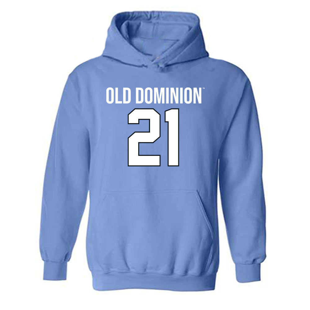 Old Dominion - NCAA Football : Eddie Guerra - Replica Shersey Hooded Sweatshirt-0