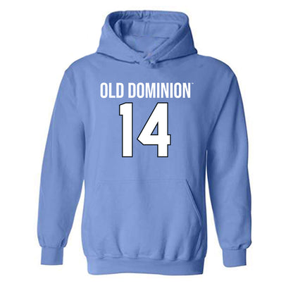 Old Dominion - NCAA Football : Zialis Blackmon - Replica Shersey Hooded Sweatshirt-0