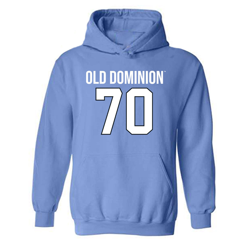 Old Dominion - NCAA Football : Khi']Len Gates - Replica Shersey Hooded Sweatshirt-0