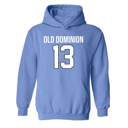 Old Dominion - NCAA Football : Sidney Mbanasor - Replica Shersey Hooded Sweatshirt-0