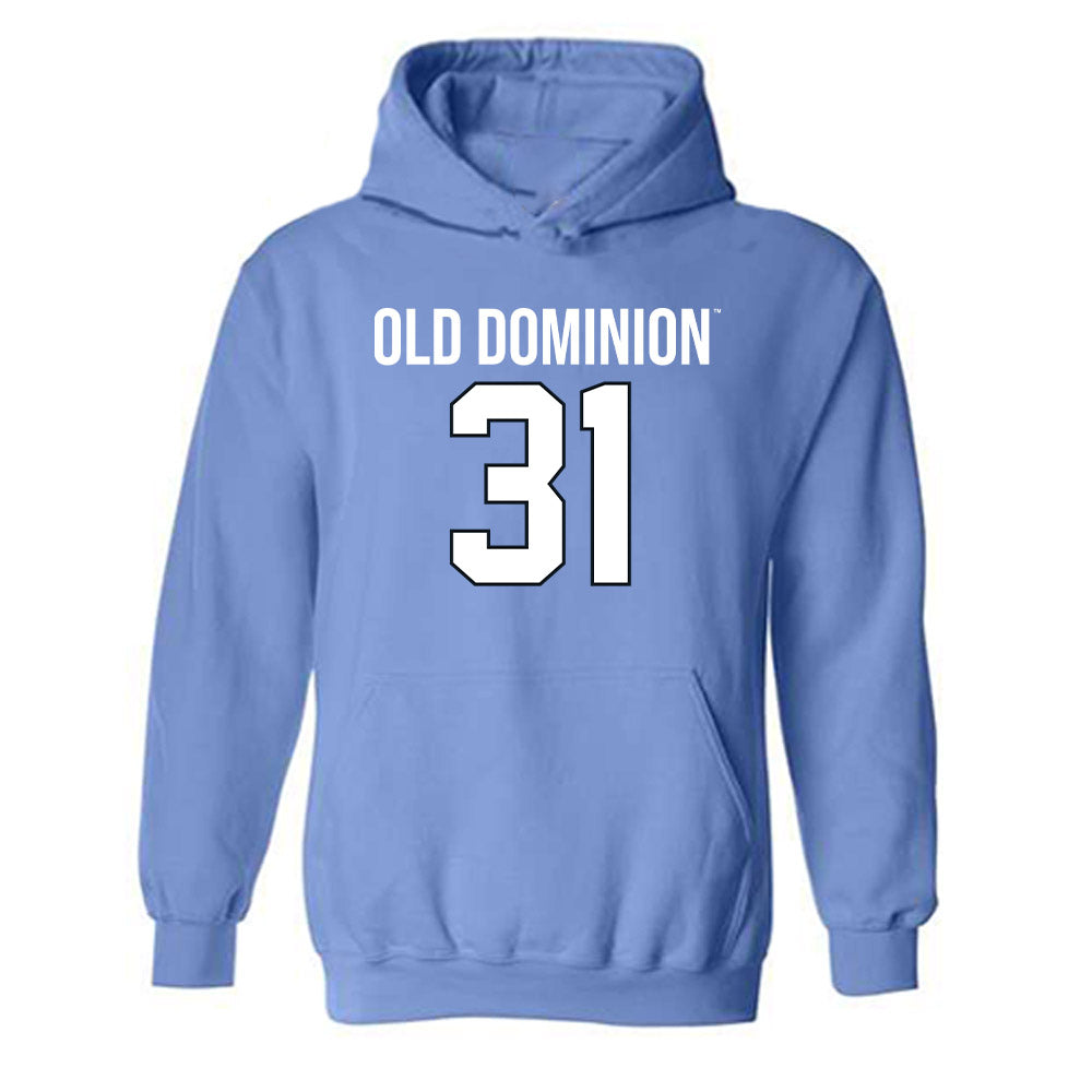 Old Dominion - NCAA Football : Bartholomew Campbell - Replica Shersey Hooded Sweatshirt-0