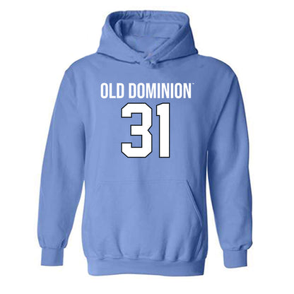 Old Dominion - NCAA Football : Bartholomew Campbell - Replica Shersey Hooded Sweatshirt-0