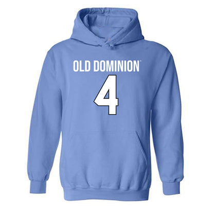 Old Dominion - NCAA Football : Ryan Huff - Replica Shersey Hooded Sweatshirt-0