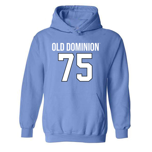 Old Dominion - NCAA Football : Demorrsion Brown - Replica Shersey Hooded Sweatshirt-0