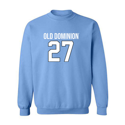 Old Dominion - NCAA Football : Kingston Gregory - Replica Shersey Crewneck Sweatshirt-0