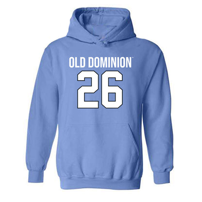 Old Dominion - NCAA Football : Justin Watts - Replica Shersey Hooded Sweatshirt-0
