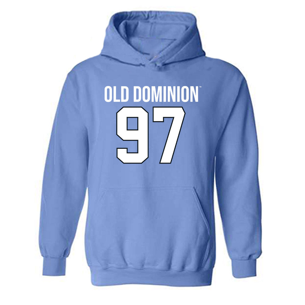 Old Dominion - NCAA Football : Mikhail Iakovlev - Replica Shersey Hooded Sweatshirt-0
