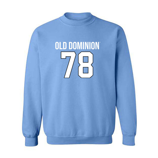 Old Dominion - NCAA Football : Keegan Parker - Replica Shersey Crewneck Sweatshirt-0
