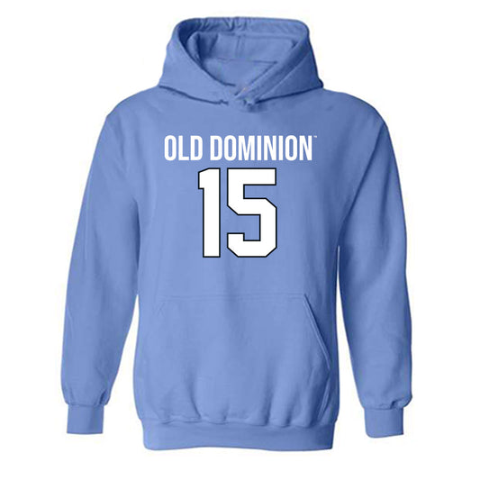 Old Dominion - NCAA Football : Je'Hahj Sherrill - Replica Shersey Hooded Sweatshirt-0