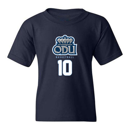 Old Dominion - NCAA Men's Basketball : Elijah Flowers - Replica Shersey Youth T-Shirt-0