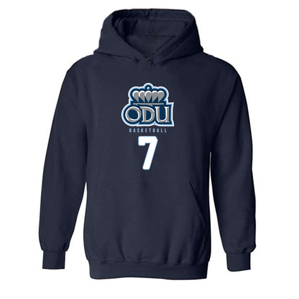 Old Dominion - NCAA Men's Basketball : Cesare Harper - Replica Shersey Hooded Sweatshirt-0