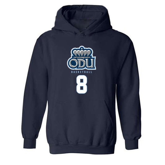 Old Dominion - NCAA Men's Basketball : Zamoku Weluche-ume - Replica Shersey Hooded Sweatshirt-0