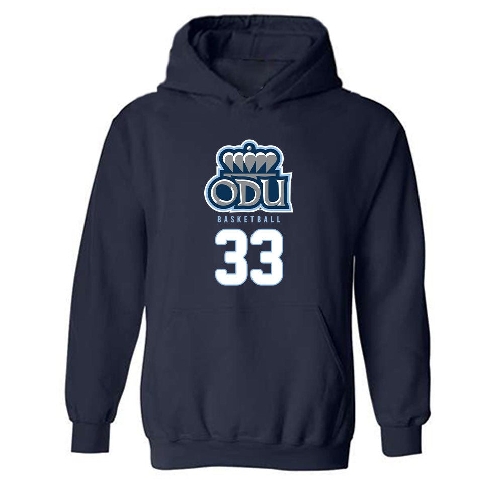 Old Dominion - NCAA Men's Basketball : William Hodge - Replica Shersey Hooded Sweatshirt-0