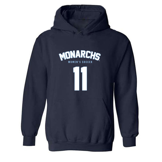 Old Dominion - NCAA Women's Soccer : Brooke Edwards - Replica Shersey Hooded Sweatshirt-0