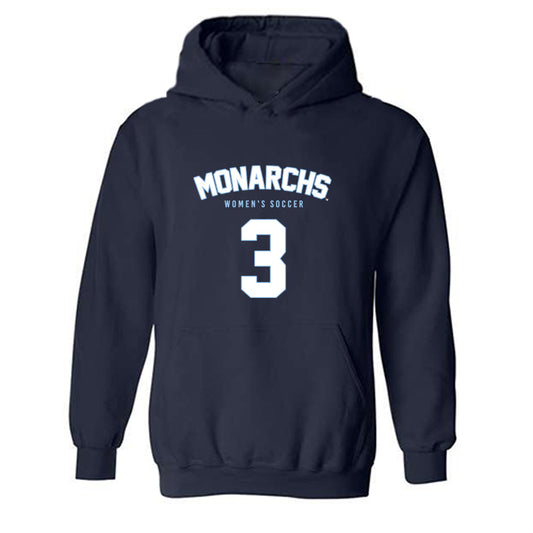 Old Dominion - NCAA Women's Soccer : Grace Hillis - Replica Shersey Hooded Sweatshirt-0