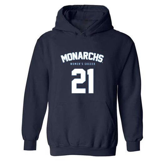 Old Dominion - NCAA Women's Soccer : Mia Serna - Replica Shersey Hooded Sweatshirt-0