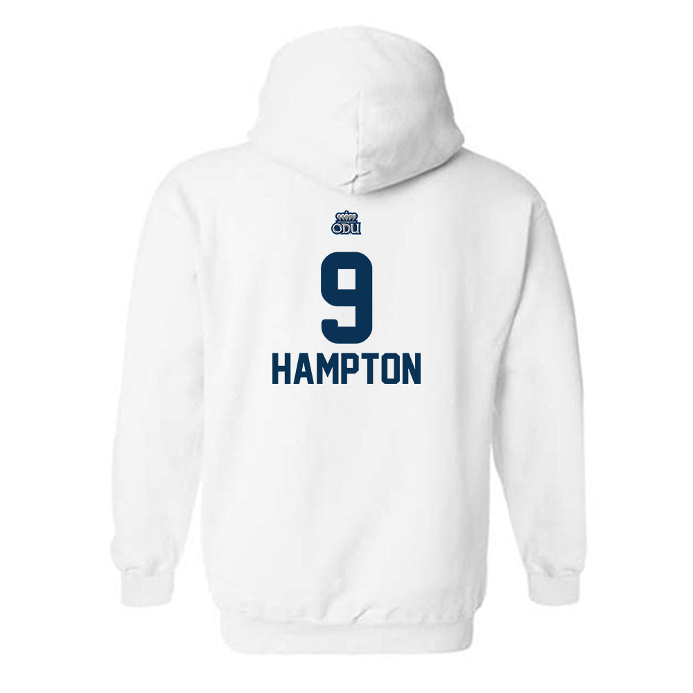 Old Dominion - NCAA Women's Volleyball : Kyra Hampton - Replica Shersey Hooded Sweatshirt-1
