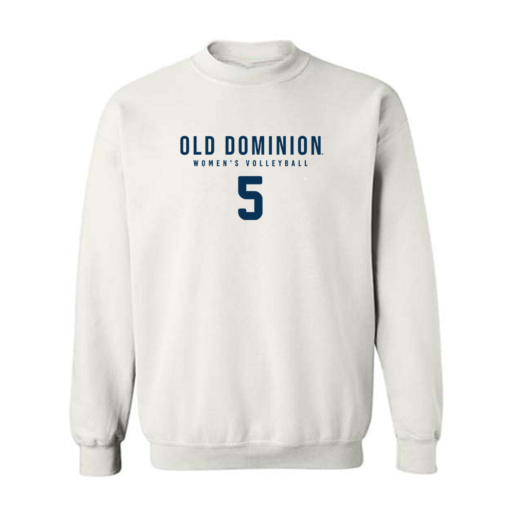 Old Dominion - NCAA Women's Volleyball : Wiktoria Zagumny - Replica Shersey Crewneck Sweatshirt-0