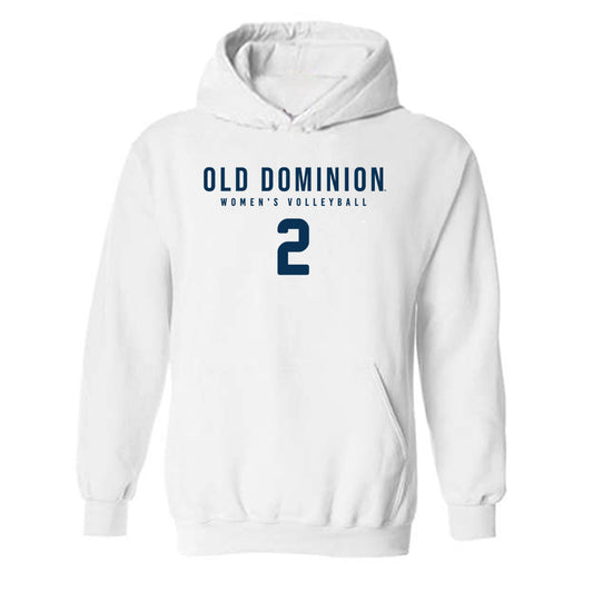 Old Dominion - NCAA Women's Volleyball : Weronika Urbanska - Replica Shersey Hooded Sweatshirt-0