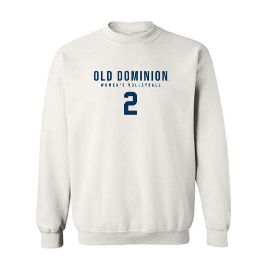 Old Dominion - NCAA Women's Volleyball : Weronika Urbanska - Replica Shersey Crewneck Sweatshirt-0