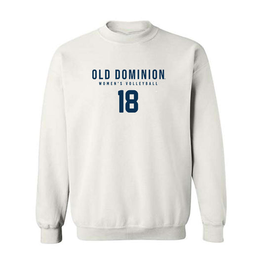 Old Dominion - NCAA Women's Volleyball : Leilani Lawrence - Replica Shersey Crewneck Sweatshirt-0