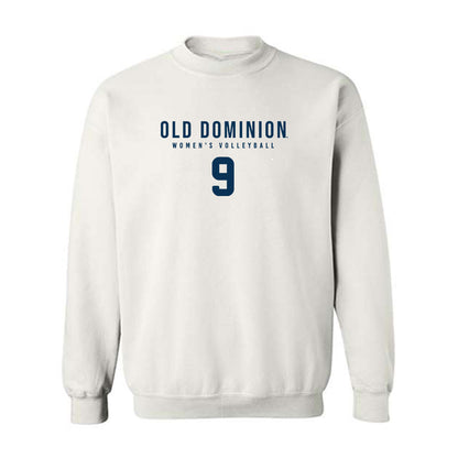 Old Dominion - NCAA Women's Volleyball : Kyra Hampton - Replica Shersey Crewneck Sweatshirt-0