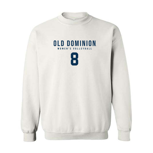 Old Dominion - NCAA Women's Volleyball : Katie Rakoski - Replica Shersey Crewneck Sweatshirt-0