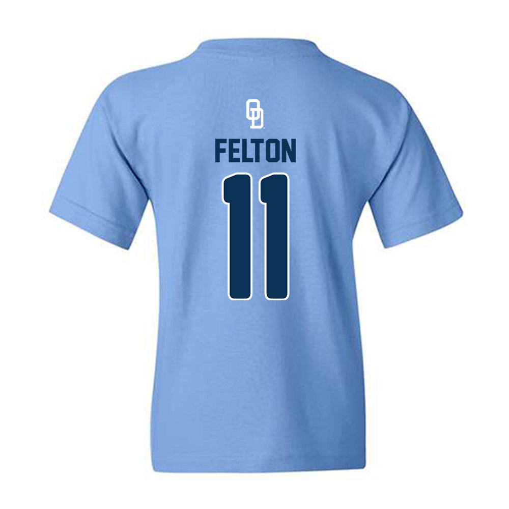 Old Dominion - NCAA Baseball : Nick Felton - Replica Shersey Youth T-Shirt-1