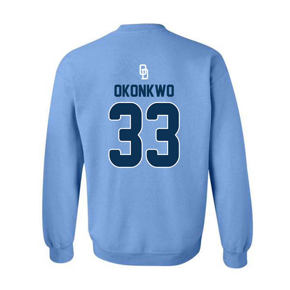 Old Dominion - NCAA Baseball : Jackson Okonkwo - Replica Shersey Crewneck Sweatshirt-1