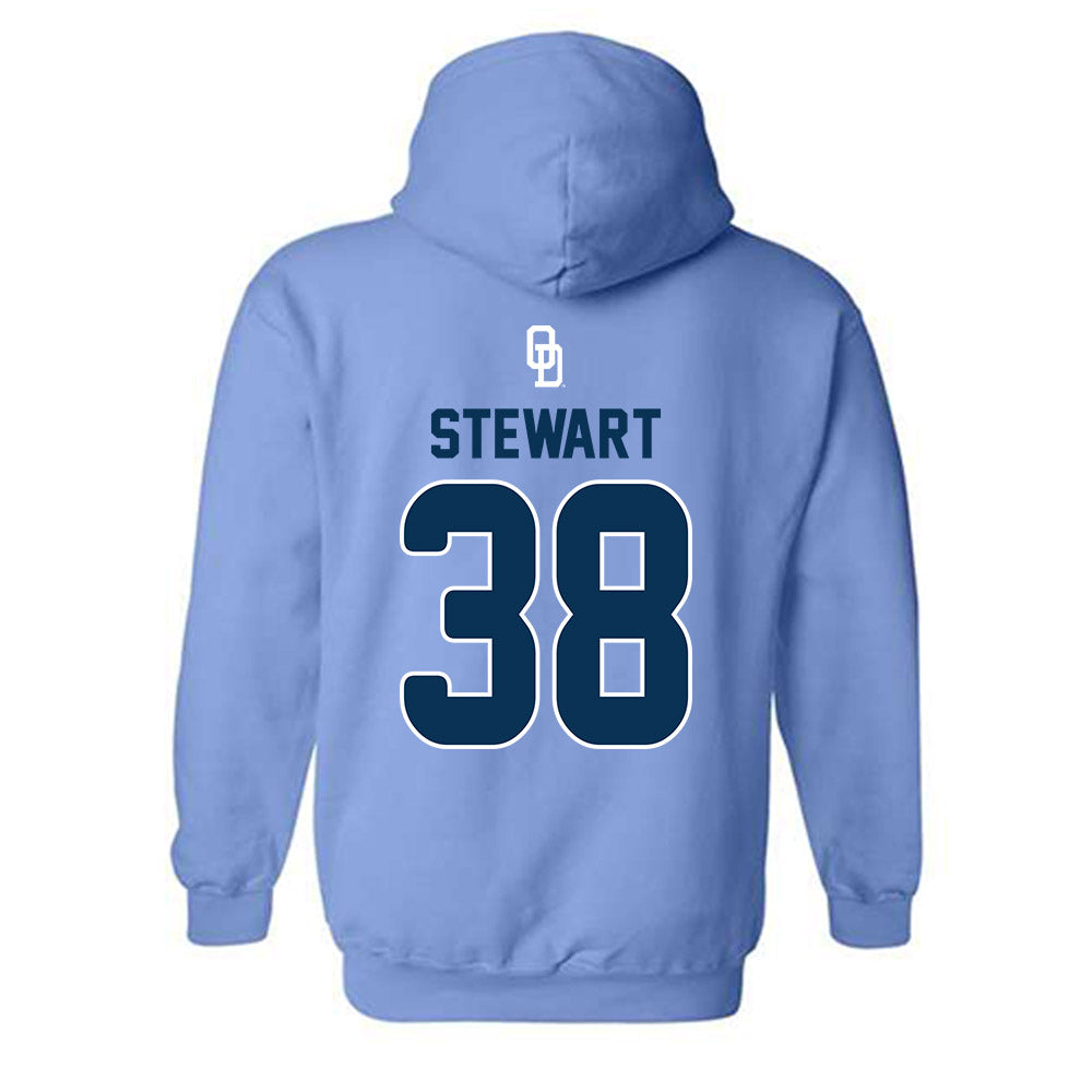 Old Dominion - NCAA Baseball : Liam Stewart - Replica Shersey Hooded Sweatshirt-1