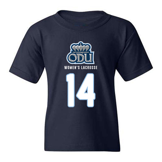 Old Dominion - NCAA Women's Lacrosse : Sofia Snyder - Replica Shersey Youth T-Shirt-0