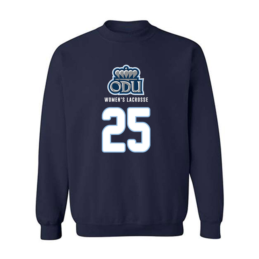Old Dominion - NCAA Women's Lacrosse : Maria Snyder - Replica Shersey Crewneck Sweatshirt-0