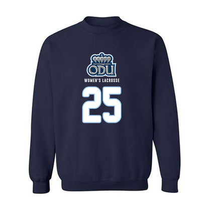 Old Dominion - NCAA Women's Lacrosse : Maria Snyder - Replica Shersey Crewneck Sweatshirt-0