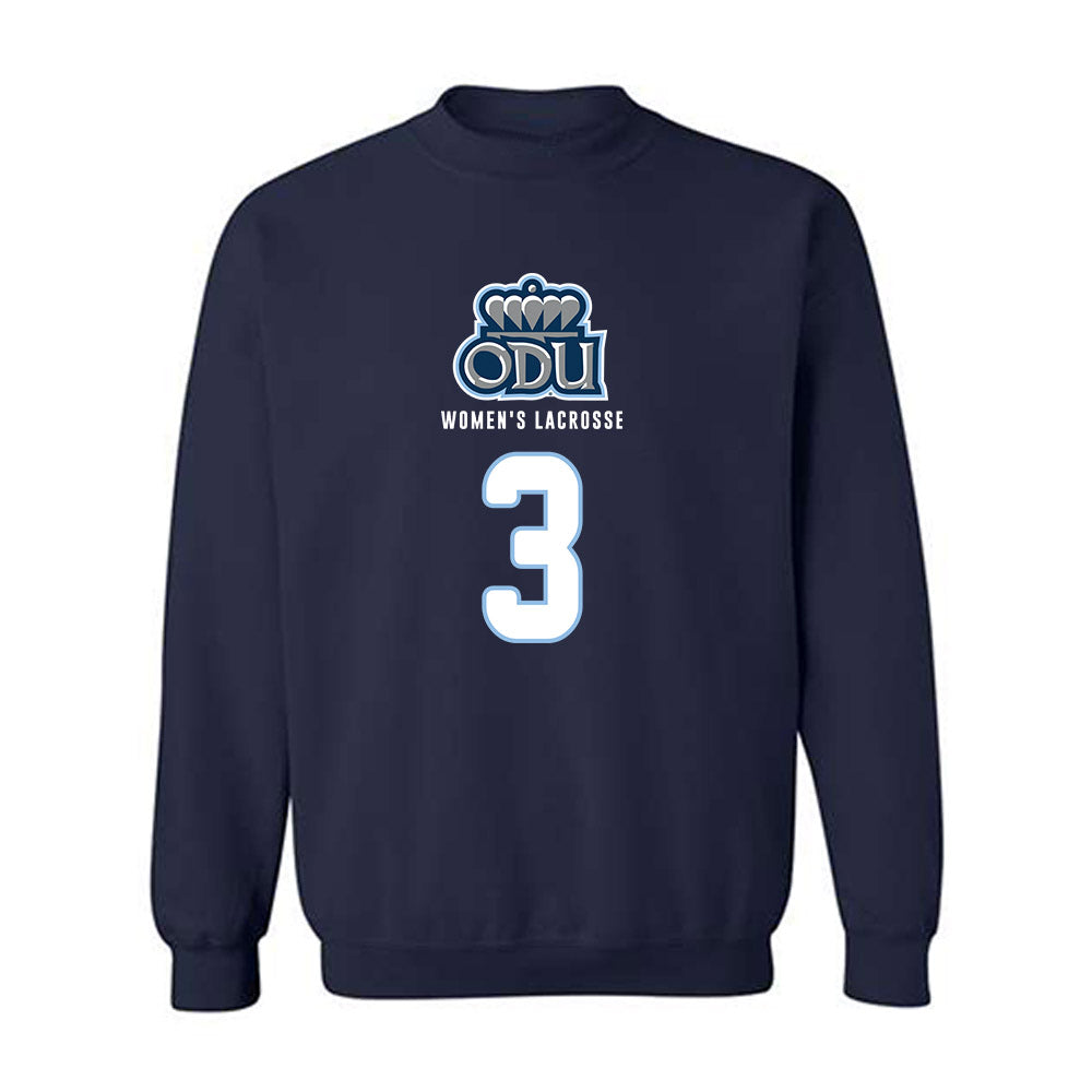 Old Dominion - NCAA Women's Lacrosse : Jules Mills - Replica Shersey Crewneck Sweatshirt-0