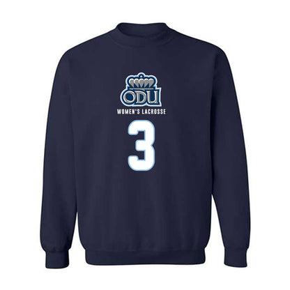 Old Dominion - NCAA Women's Lacrosse : Jules Mills - Replica Shersey Crewneck Sweatshirt-0