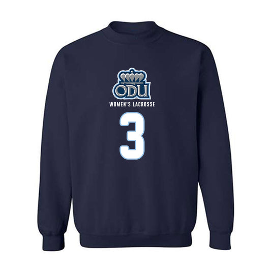 Old Dominion - NCAA Women's Lacrosse : Jules Mills - Replica Shersey Crewneck Sweatshirt-0