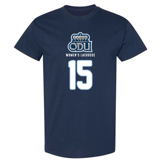 Old Dominion - NCAA Women's Lacrosse : Alayna Wood - Replica Shersey T-Shirt-0