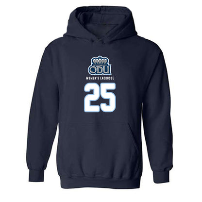 Old Dominion - NCAA Women's Lacrosse : Maria Snyder - Replica Shersey Hooded Sweatshirt-0