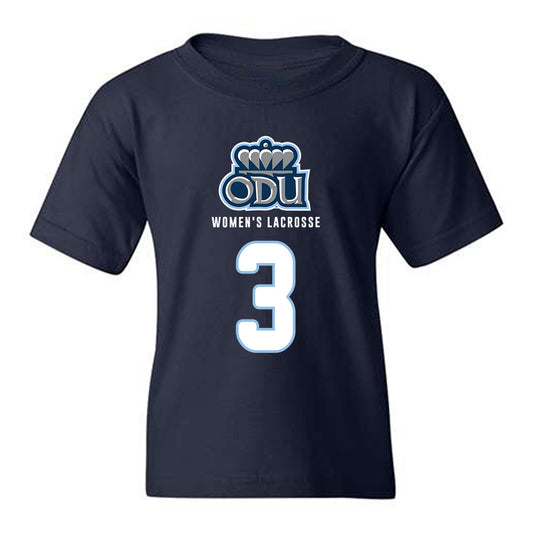 Old Dominion - NCAA Women's Lacrosse : Jules Mills - Replica Shersey Youth T-Shirt-0