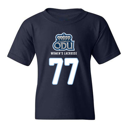 Old Dominion - NCAA Women's Lacrosse : Hannah Shaddock - Replica Shersey Youth T-Shirt-0